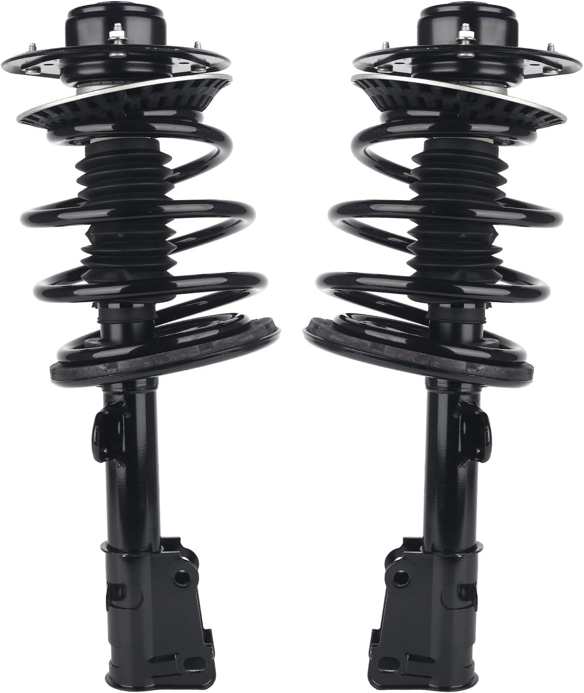 Autoround 171572R+171572L Front Complete Shock Absorber Compatible with Dodge Caravan/Grand Caravan 2001-2007, Chrysler Voyager 01-03/ Town & Country 01-07, Left & Right Struts w/Coil Spring Assembly