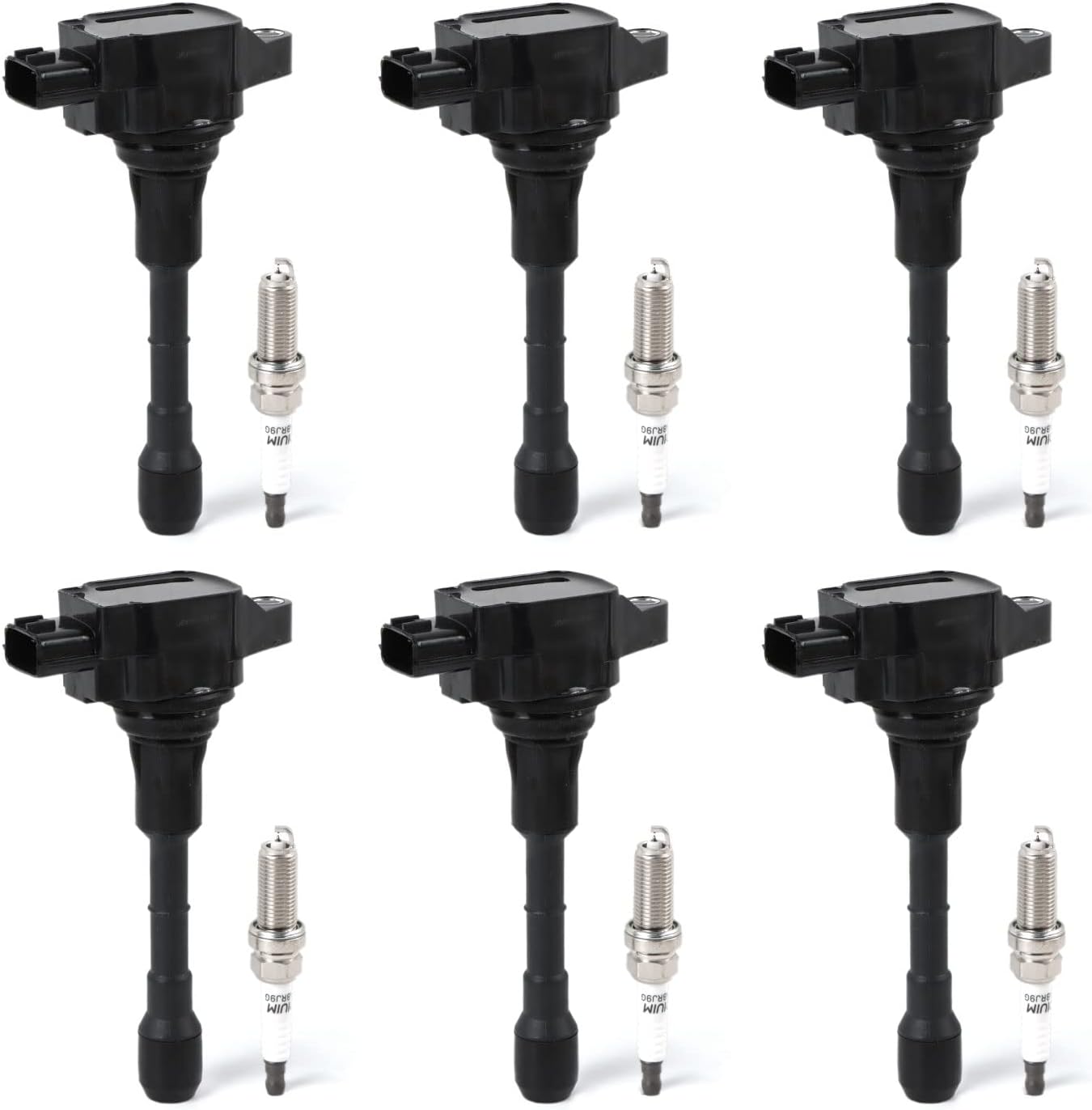 4PCS UF-764 Ignition Coils Pack & Iridium Spark Plugs Compatible with Hyundai Santa Fe 2019-2020 L4 2.4L & Kia Optima 2016-2020 L4 2.4L & Genesis G70 2019-2021 L4 2.0L