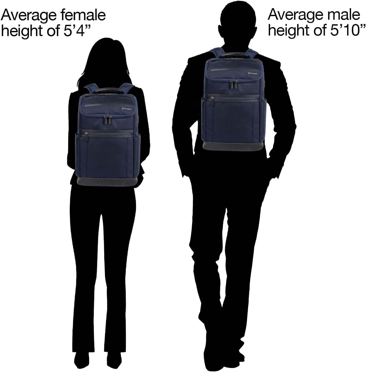 Travelpro Crew Executive Choice 3 Medium Top Load Backpack fits up to 15.6 Laptops and Tablets, USB A and C Ports, Men and Women, Titanium Grey