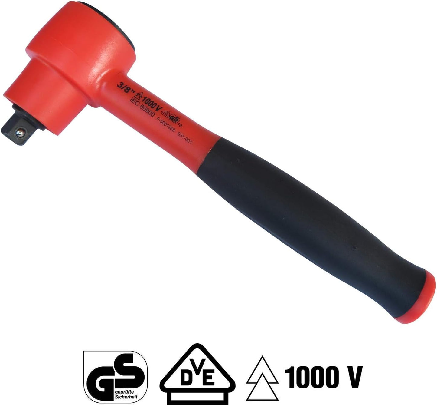1000V Insulated Metric Socket Set | 20 Piece 3/8" Drive | 5 Hex Bits