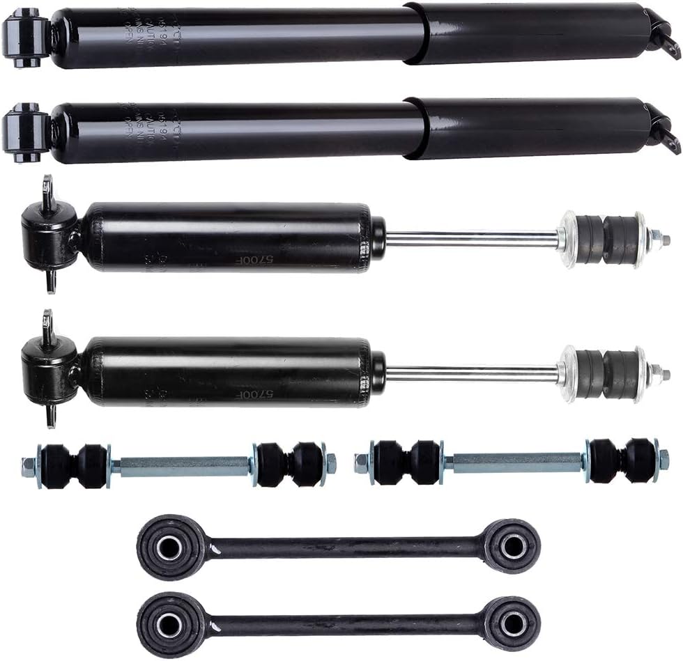 SCITOO Struts Shock suspension kit for 1994-2005 for Chevrolet Blazer 1994-2001 for GMC Jimmy Front shock absorbe Rear shock absorber Stabilizer Bar Link Kit 8 Pcs,32300 37021 K5254 K80849