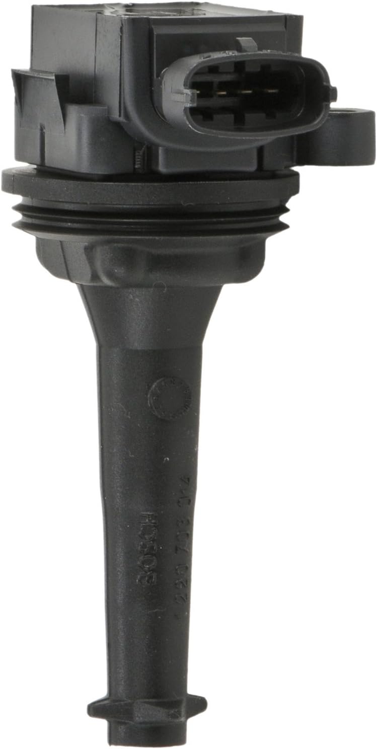 BOSCH 0221604008 Original Equipment Ignition Coil - Compatible with Select Volvo C70, S60, S70, S80, V70, XC70, XC90 - Single