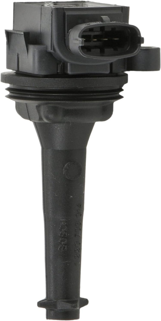 BOSCH 0221604008 Original Equipment Ignition Coil - Compatible with Select Volvo C70, S60, S70, S80, V70, XC70, XC90 - Single