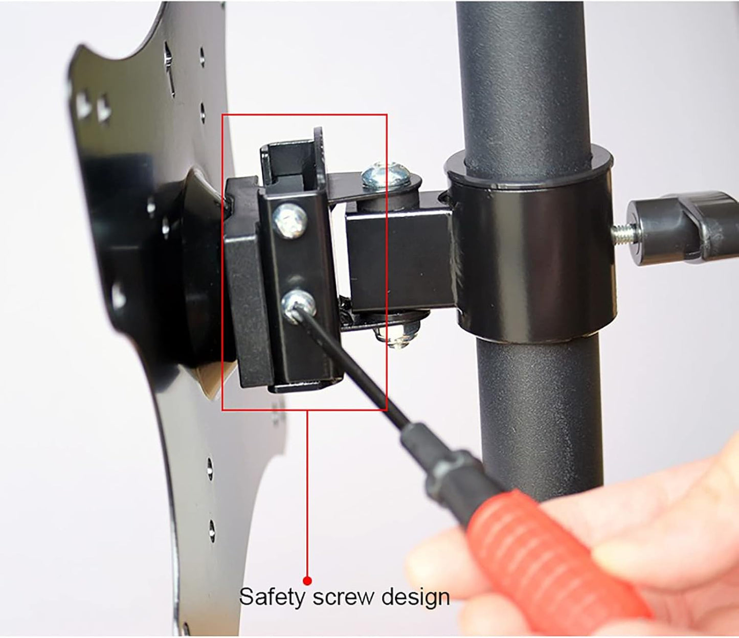 Universal TV Stand Dual Sided Ceiling TV Mount Bracket, Full Motion 360° Rotation TV Bracket Fits 32-75 Inch Flat Panel Televisions, Max VESA 400x400mm