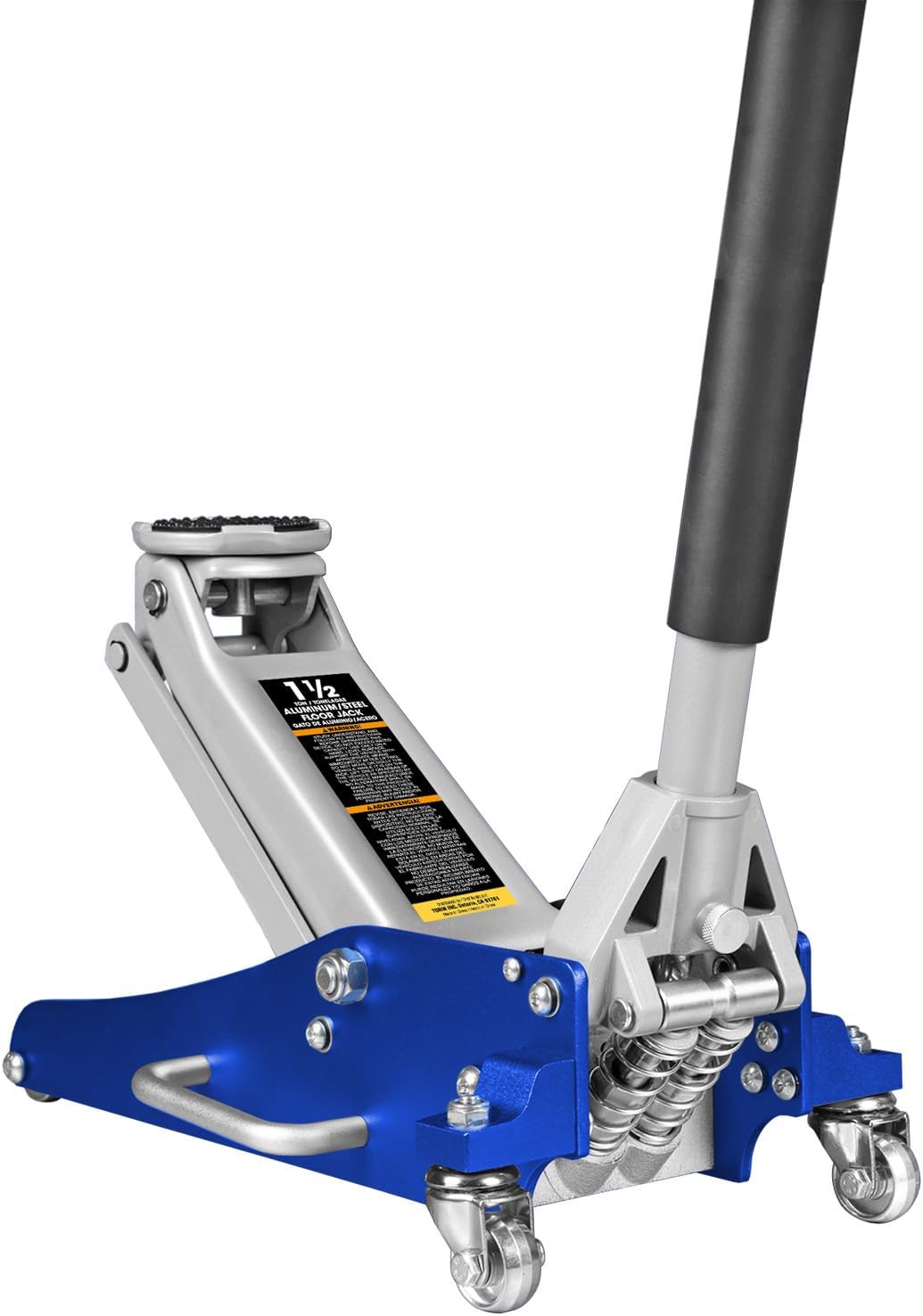 BIG RED Floor Jack 1.5 Ton (3,000 lb) Capacity,Aluminum and Steel Hydraulic Low Profile Car Jack with Dual Piston Quick Lift Pump,Lightweight Racing Floor Jack for Vehicle,Blue