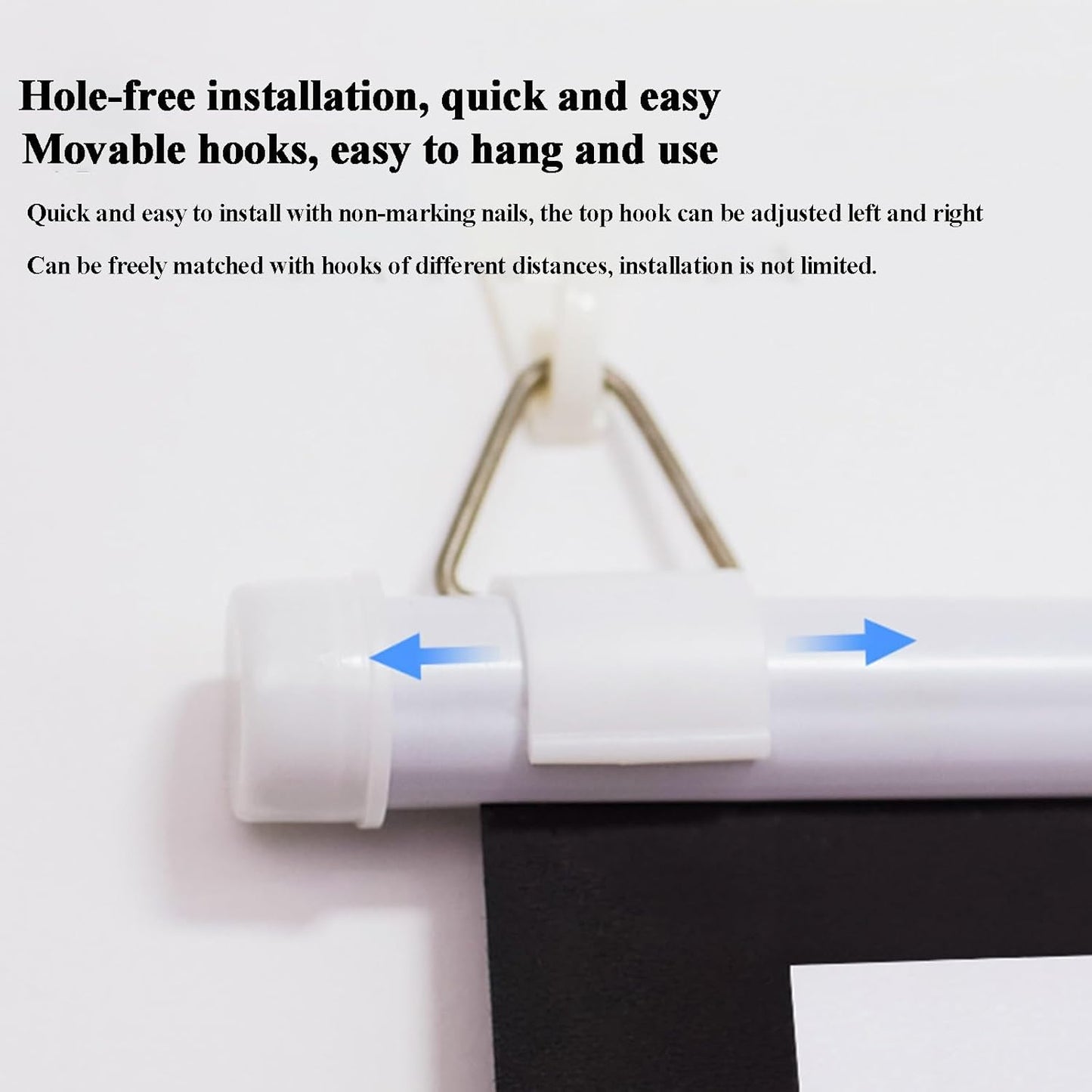 60/72/84INCH Manual Pull Down White Projector Screen with Slow Retract Mechanism, Retractable Folding Home Theater, Auto-Locking Ultra HD for Movie Office Game(84in,4:3)