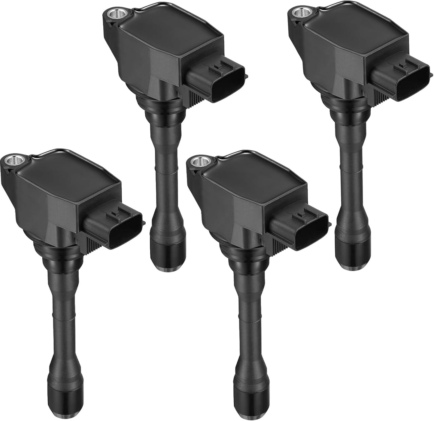 4-Pack UF659 Ignition Coils Compatible with Nissan Juke 11-17, Qashqai 17-22, Rogue Sport 17-22, Rogue 17-19, Sentra 17-19, 1.6L 2.0L L4 - Replaces 224481KC0A C1807 522202
