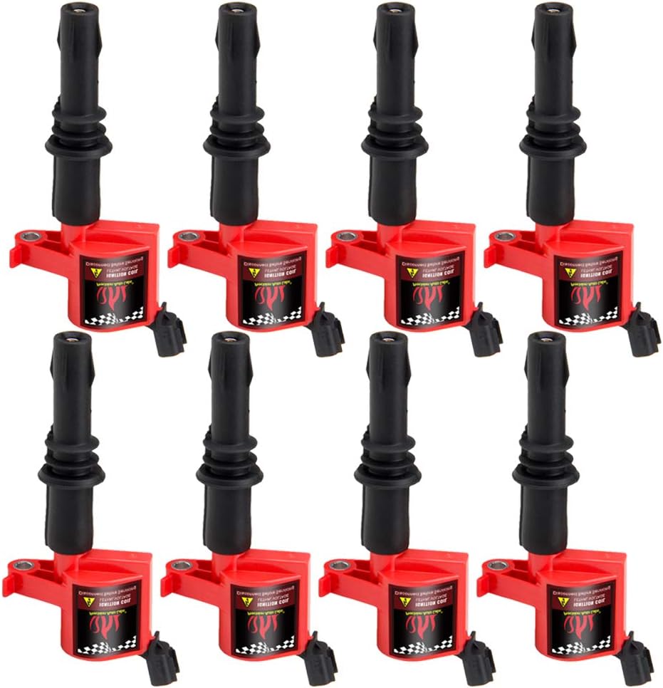 CarBole 6 Ignition Coil Packs DG500 FD502 and Spark Plugs SP493, Replacement for Ford Escape Freestyles Taurus, Mercury Mariner Montego Sable, OE# UF406 DG513 FD495 C1458 C1387