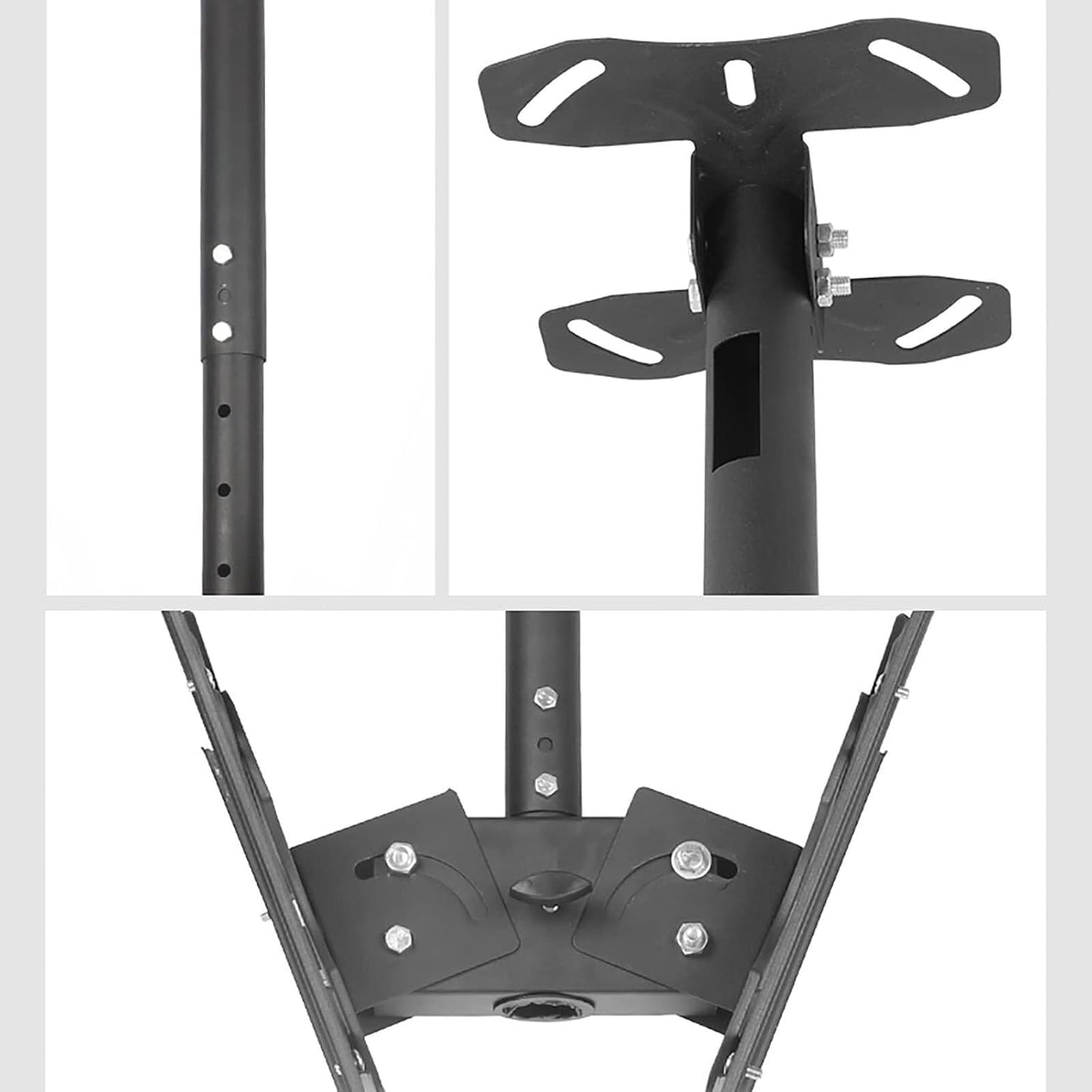 360° Full Motion TV Wall Mount for 20 32 Inch Flat Screens Ceiling Support Bracket Adjustable Tilt & Swivel 1.5m Extension for Optimal Viewing