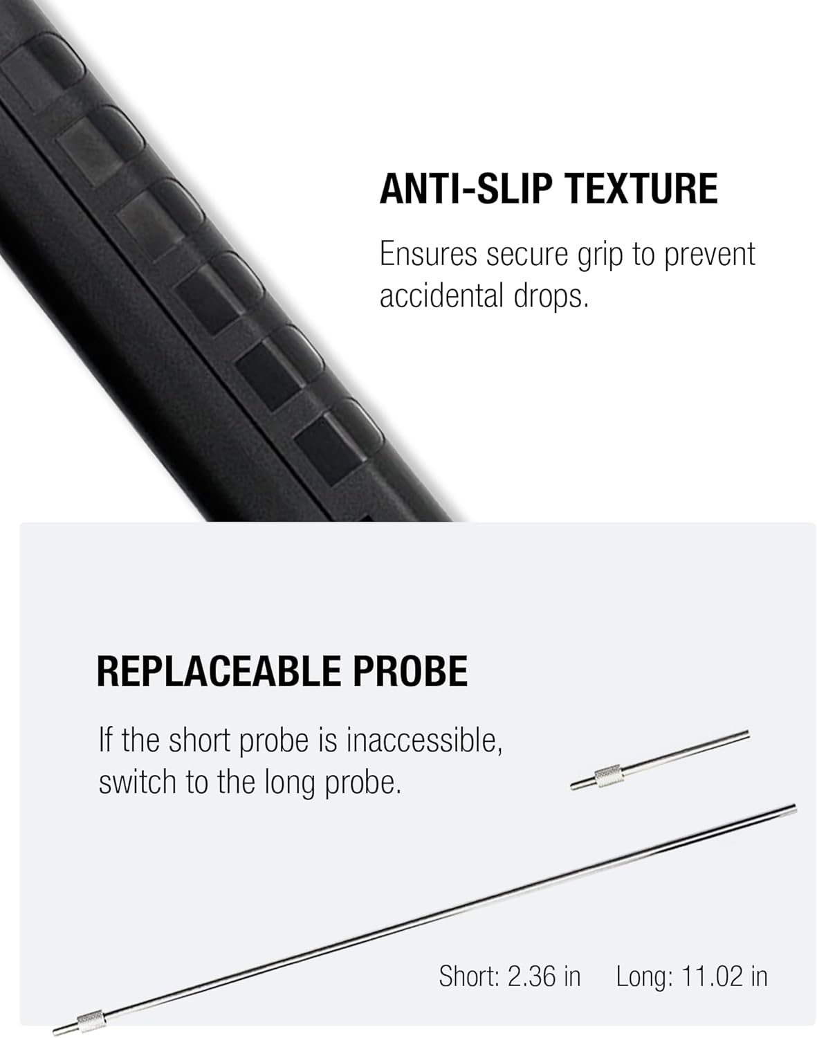 ALLOSUN Automotive Electronic Mechanics Stethoscope Electronic EAR Diagnostic Device Kit EM410 with Short and Long probe