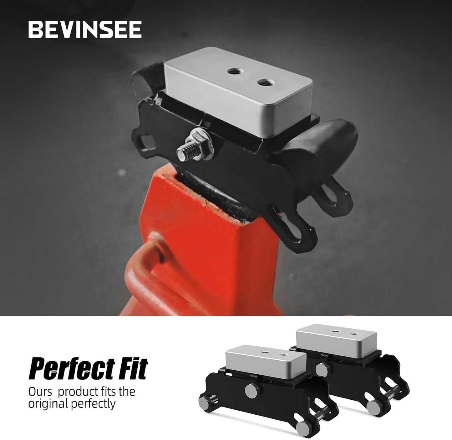 Bevinsee 3-4 Ton Jack Stand Adapter Compatible with BMW/MINI Compatible with Toyota Supra A90 Nissan GTR, Aluminum Car Lifting Jack Pad Repair Tool Frame Protector