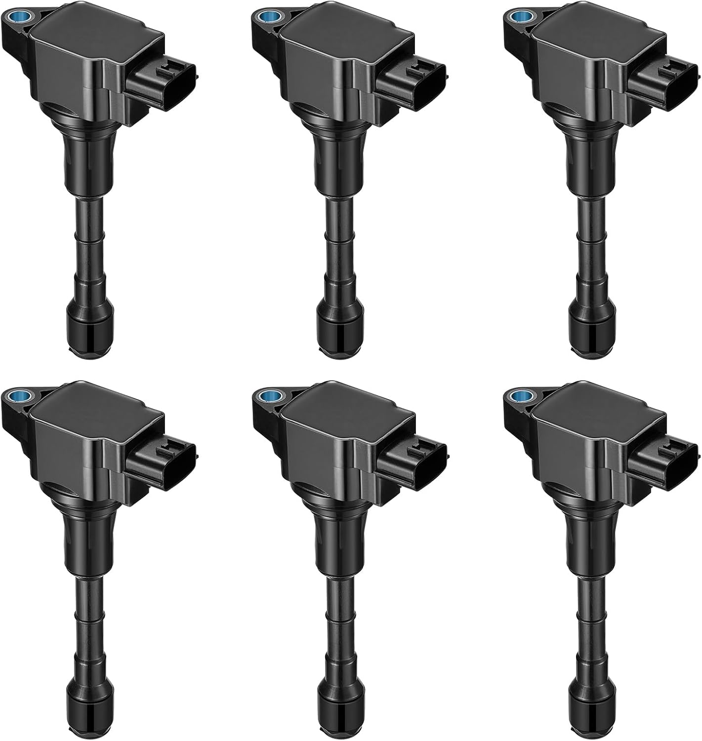 4-Pack UF659 Ignition Coils Compatible with Nissan Juke 11-17, Qashqai 17-22, Rogue Sport 17-22, Rogue 17-19, Sentra 17-19, 1.6L 2.0L L4 - Replaces 224481KC0A C1807 522202