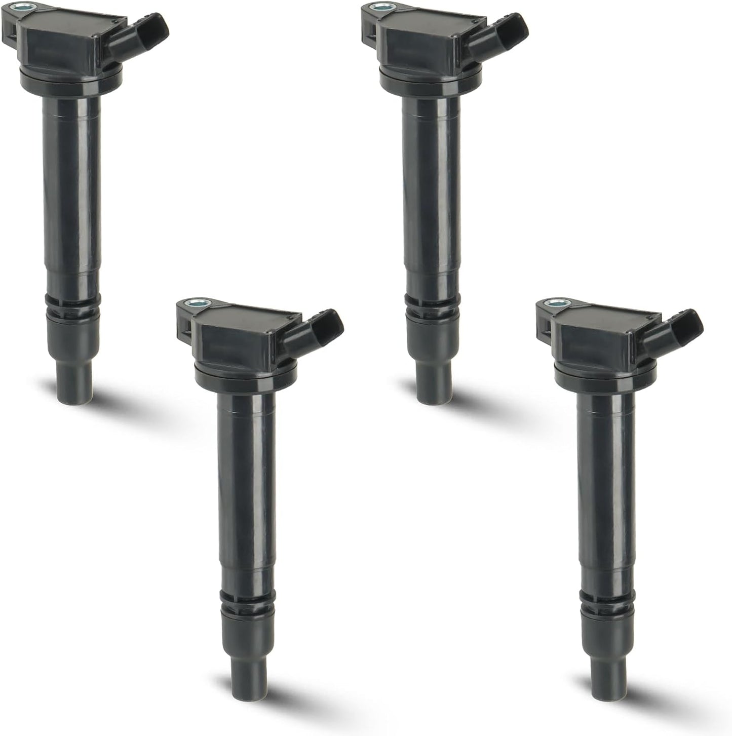 6PCS Ignition Coil Pack Compatible with Toyota Camry Rav4 Highlander Tundra Lexus ES300h LS460 LS600h LX570 GS350 IS250 IS350 2.5L 3.5L 4.6L 5.0L 5.7L V6 V8, Replace for UF507 C1596, Black