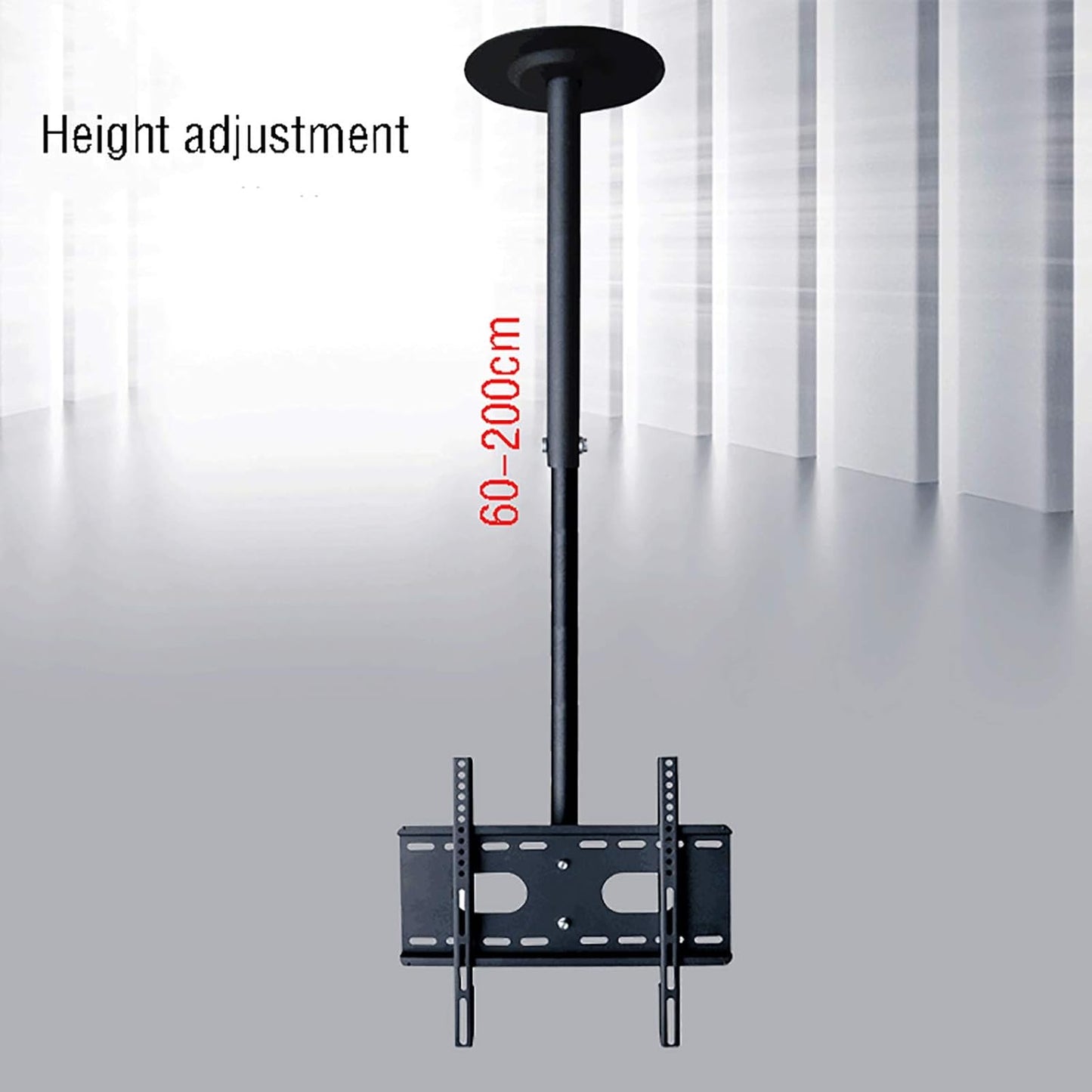TV Stand,Tv Wall Mount Ceiling TV Mount, Adjustable Height Full Motion 360 ° Rotation TV Bracket, Max Up to 50 Inch TVs, Two Installation s: Ceiling and Wall