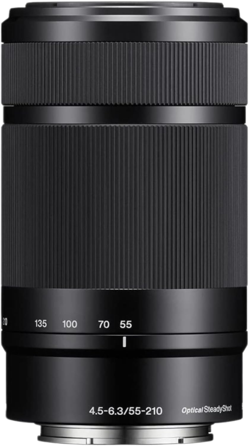 Sony ZV-E10 II Mirrorless Camera (White) Bundle with 55-210mm f/4.5-6.3 OSS, Camera Backpack, Batteries, Memory Card, Software Suite and Card Reader (7 Items)