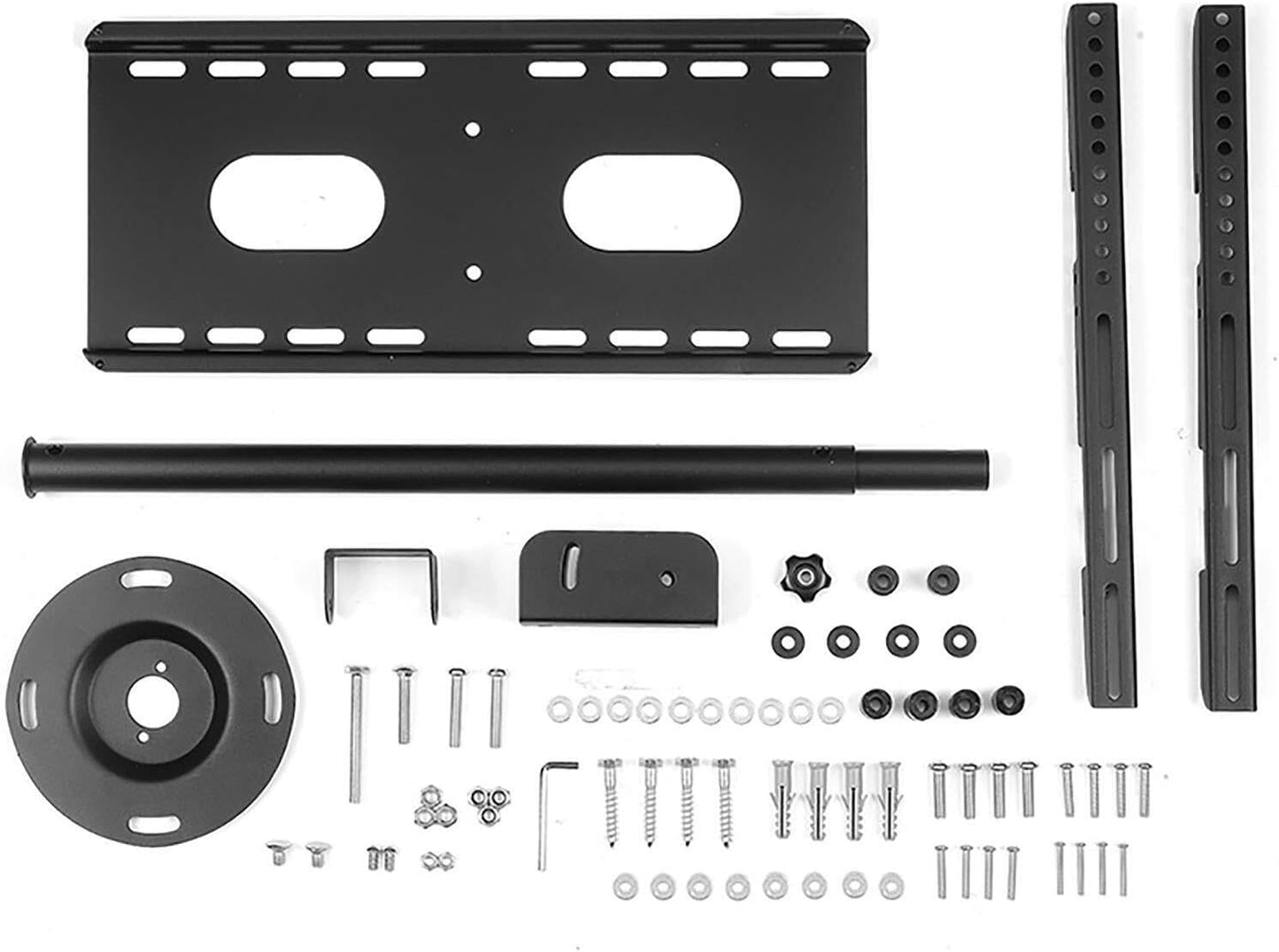 Adjustable Ceiling TV Mount, Full Motion 360° Rotation, Height Adjustable, Ceiling Wall Installation(1.5m)