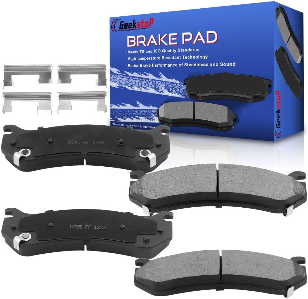 12.01" Front Disc Brake Rotors and Ceramic Brake Pads for 1999-2006 Chevy Silverado 1500, 2000-2006 Tahoe/Suburban 1500/Cadillac Escalade/GMC Sierra 1500, 2000-2006 Yukon XL/Yukon XL 1500