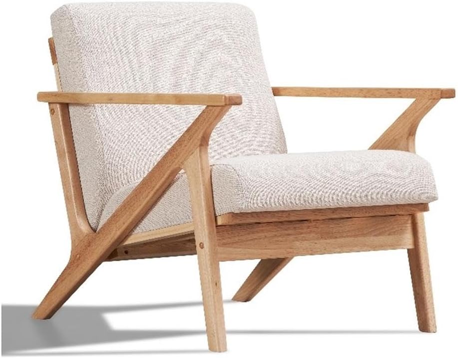 Zola Mid Century Modern Accent Chair Arm Chair, Living Room Furniture, Gold Velvet/Walnut