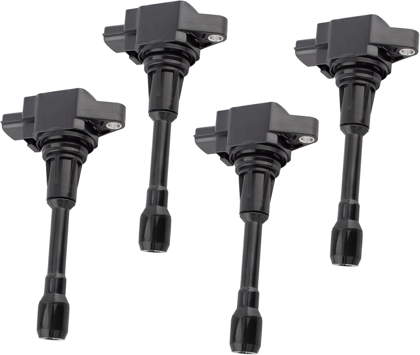 BOXI Ignition Coil Pack Set of 4 - Compatible with Nissan & Infiniti Vehicles - 2007-2017 Altima 2.5L, Sentra, Rogue, Cube, Versa, QX60, FX50, M56 - OE# 22448JA00C 22448ED000 22448JA00A UF549