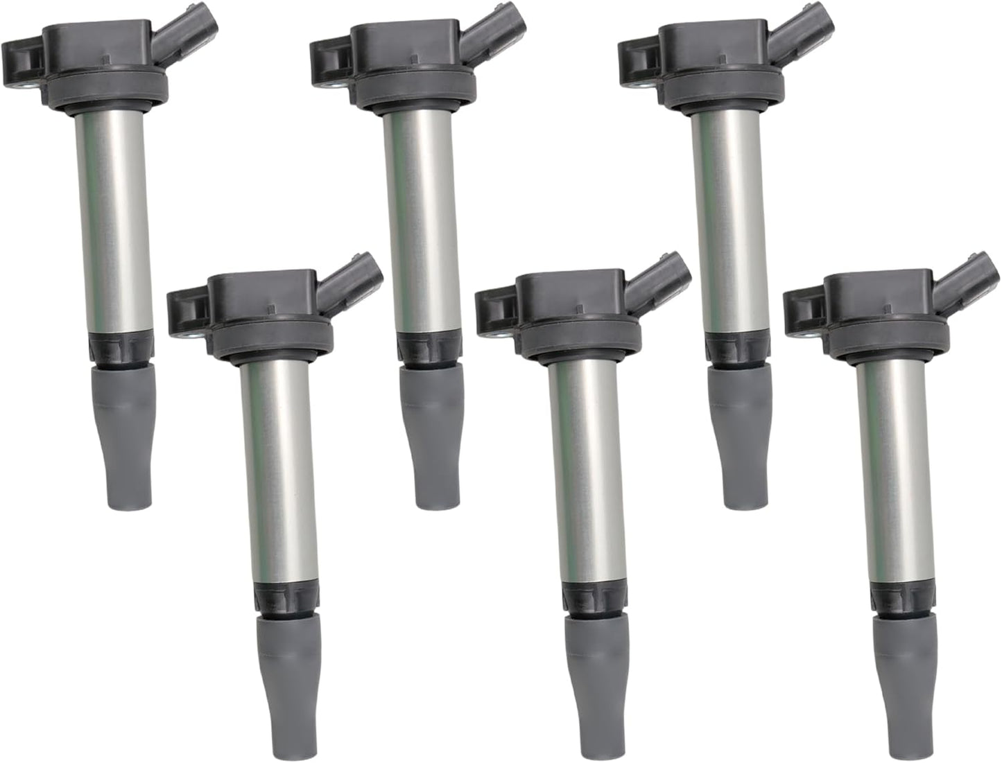 6Pcs Ignition Coil Pack Compatible with Toyota 2016-20 Tacoma V6 3.5L, 2016 Tacoma L4 2.7L, #UF796, 9091902273, 90919A2008