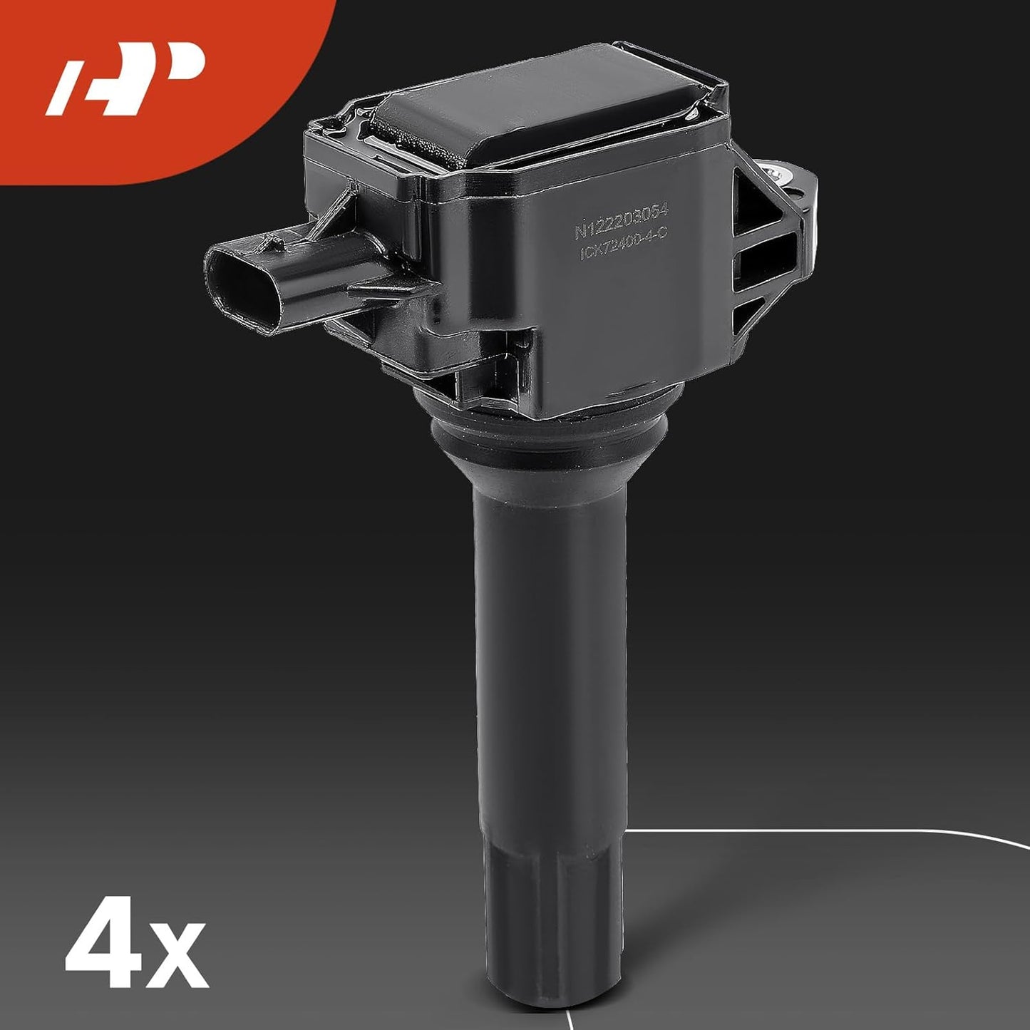 A-Premium Set of 4 Ignition Coil Pack and Iridium Spark Plugs Compatible with Subaru Outback 2013-2014, Forester 2014-2016, Impreza 2013-2015, XV Crosstrek 2013-2014, Legacy 2013-2014, 2.0L 2.5L
