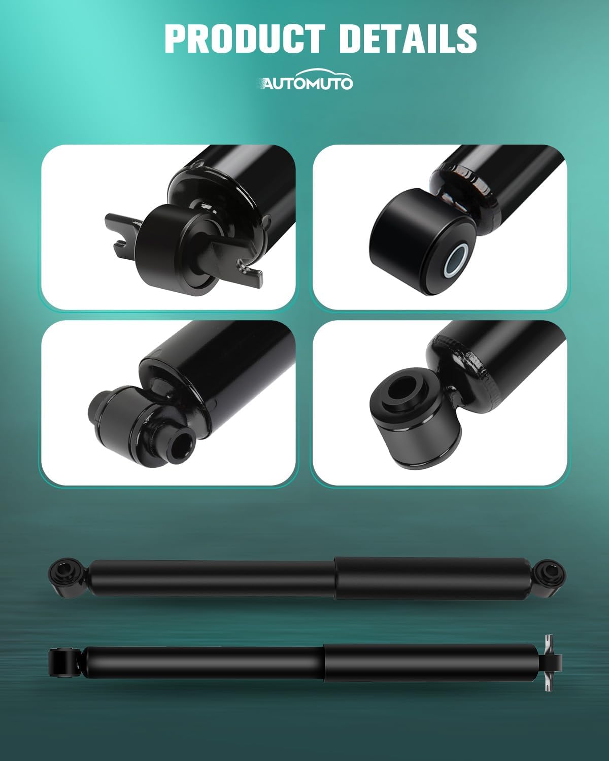 Shocks,AUTOMUTO Front Rear Shocks Absorbers Kit for Chevy Fits 1988 1989 1990 1991 1992 1993 1994 1995 1996 1997 1998 99 2000 for Chevy K2500/for Chevy K3500/for GMC K2500/for GMC K3500 344266 344263
