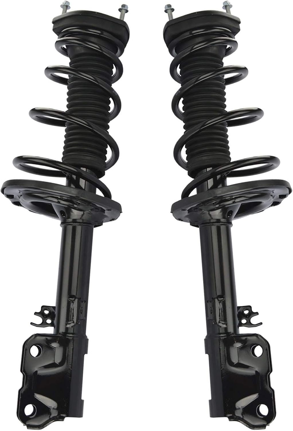 TRQ Rear Strut & Coil Spring Assembly Set Driver & Passenger Sides Compatible with 12-17 Toyota Camry