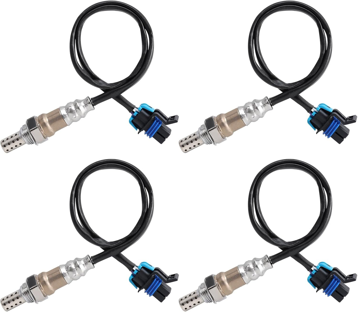 4Pcs Upstream and Downstream Oxygen O2 Sensor for 12-17 Enclave,13-18 XTS,12-16 Caprice,15-16 Colorado,14-18 Impala,12-17 Traverse,12-16 Acadia,15-16 Canyon 3.6L.OE#234-4566 234-4565