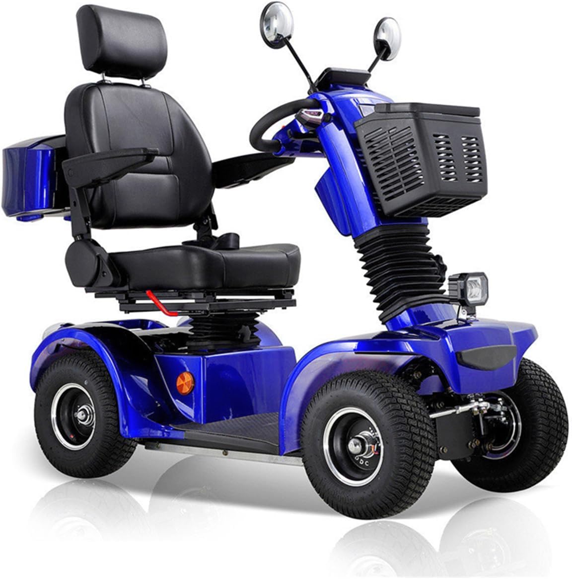 All Terrain Mobility Scooter for Seniors,Heavy-Duty 4 Wheel Mobility Scooters Mobility Scooter,Handicap Scooters for Adults with 3-Speed Travel Long (Black)
