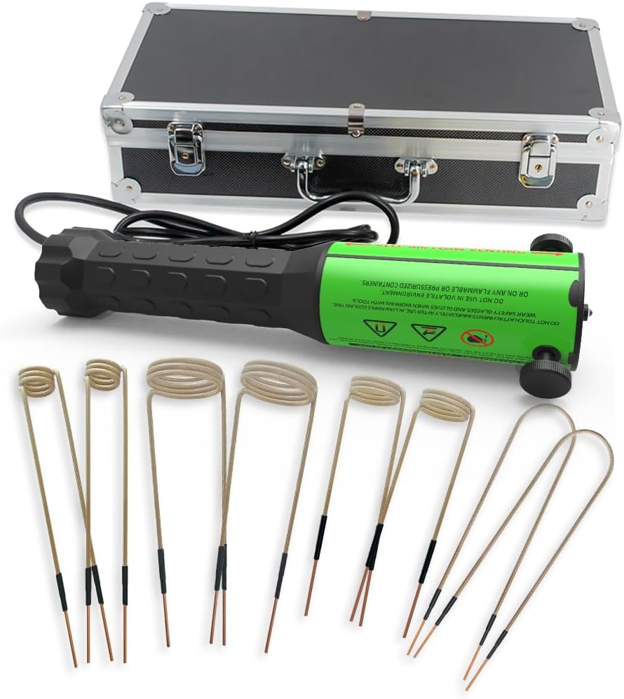 Solary Induction Bolt Heater Tool - 1100W 110V Magnetic Induction Heater Bolt Removal, Nut Buster Tool with 8 Coil for Rusty Screw Removing