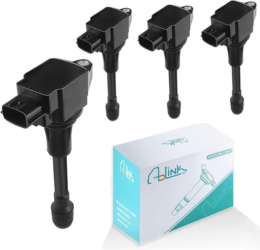 Set of 4 UF549 Ignition Coil Pack L4 1.6L 1.8L 2.5L For Nissan 2007-2019 Altima Cube Rogue Sentra Versa NV200 Pathfinder Infiniti FX50 M56 QX60 QX70 5C1753 C1696