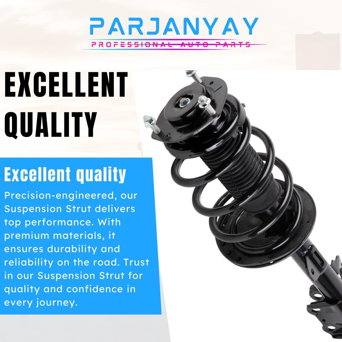 4Pcs Shock Absorber Suspension Strut - Front Rear Struts And Shocks Complete Assembly for Chevrolet Avalanche 2007-2013 for Chevy Avalanche 2007-2013 for Chevrolet Suburban 1500 2007-2014