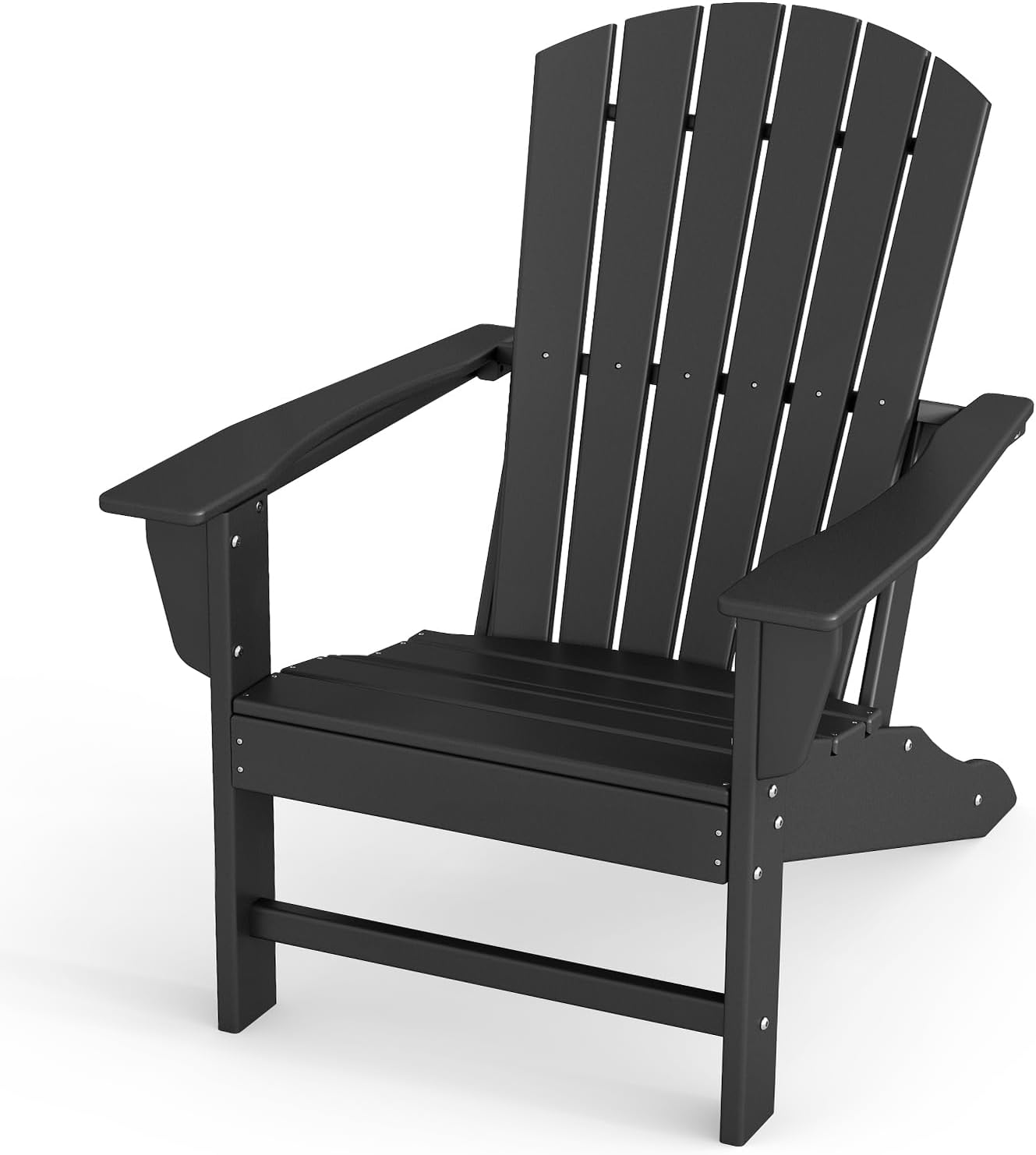 BRIOPAWS Adirondack-Chairs-Set of 4 | Fire Pit Chair | Oversized | HDPE Plastic | Weather Resistant | for Deck Outdoor Poolside Campfire | Blue