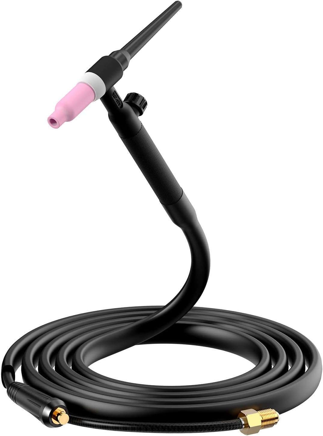 TIG Welding Torch, 13FT WP-17FV Argon Air Cooled Lift TIG Torch Flexible Tig Torch Head with Gas Valve Adjustment. (TIG17FV Flexible)