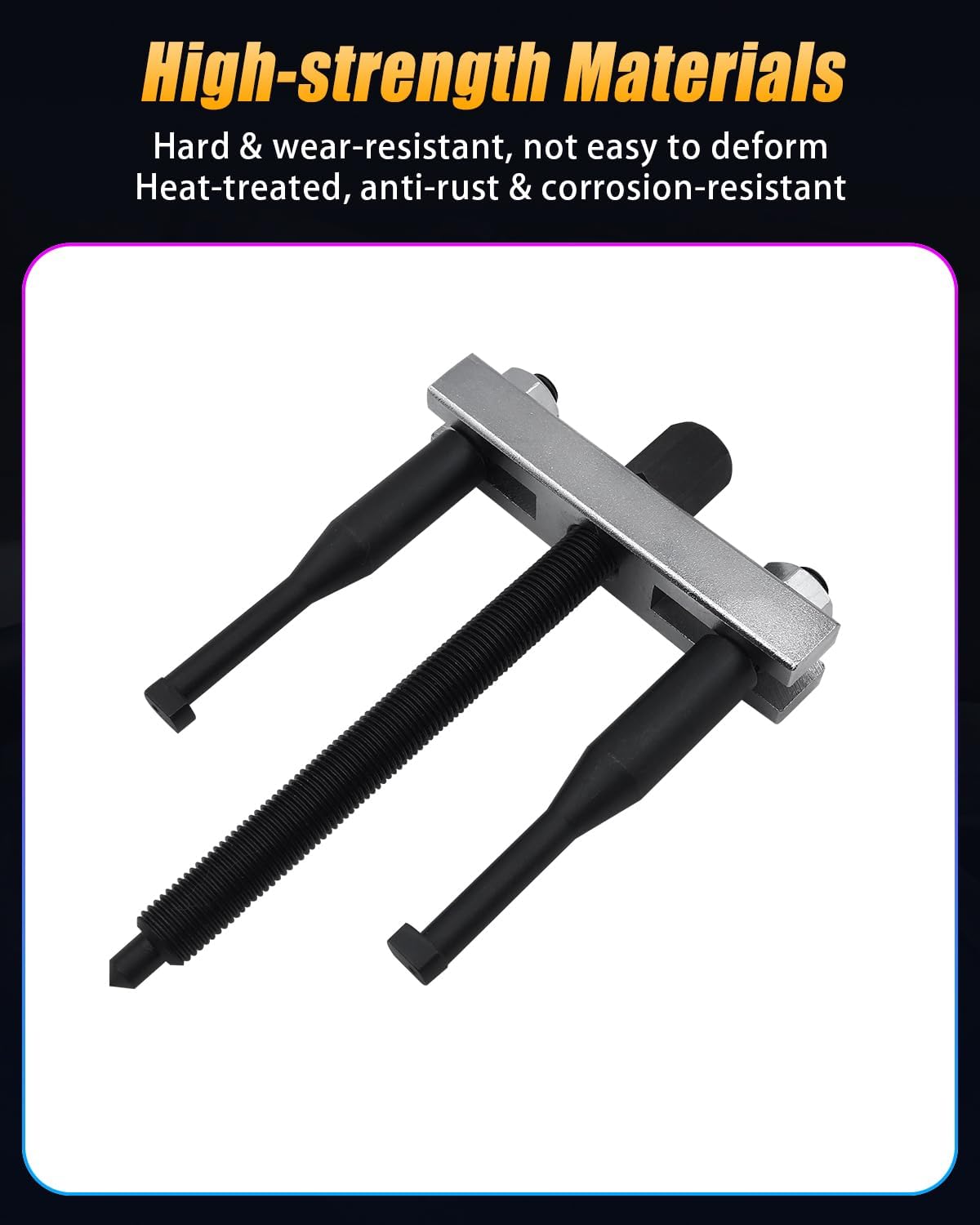 Steering Wheel Puller Set, Car Steering Wheel Removal Tool Kit for Different Vehicles, 1.5 to 3.3 Inch Adjustable Distance