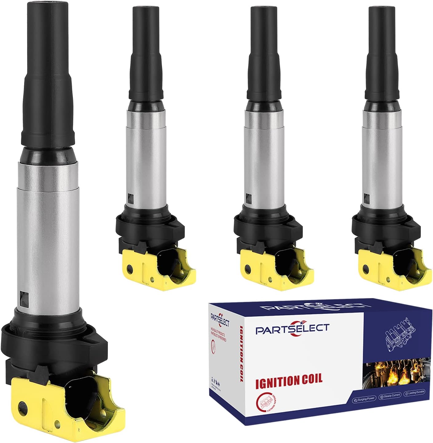 6PCS Ignition Coil Pack UF648 C1791 5C1848 Replacement for Jeep Grand Cherokee Wrangler for Dodge Avenge Challenger Charger Durango RAM 1500 for Chrysler 300 for VW Routan 3.6L V6 2011-2016
