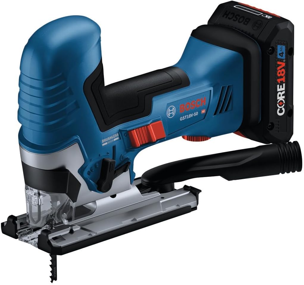 BOSCH GST18V-50BN 18V Brushless Barrel-Grip Jig Saw (Bare Tool)