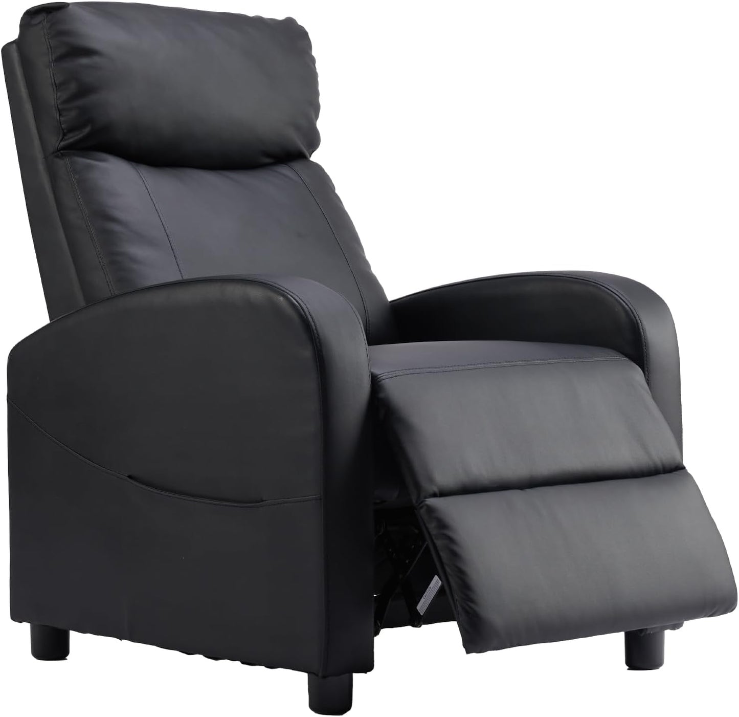 Sweetcrispy Massage Recliner Chair for Adults, Adjustable Home Theater Seating with Lumbar Support, Small Recliners for Small Spaces, Dark Grey