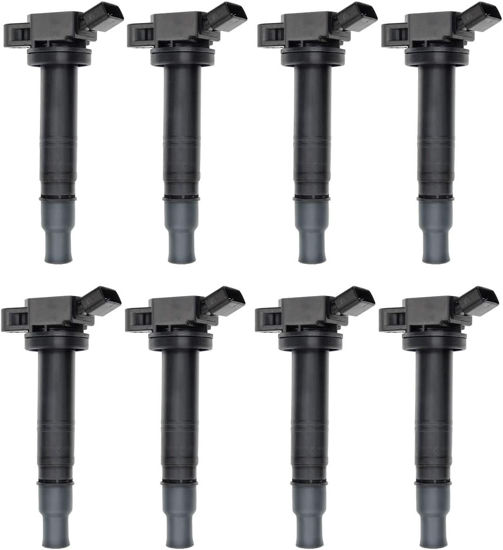A-Premium 4PCS Ignition Coil Packs Compatible with Toyota & Scion Vehicles - 2.4L, 2.7L - 4Runner 2003-2010, Camry 2006-2011, Corolla 2009-2010, Tacoma 2016-2021, Tundra 2005-2011, xB 2010-2015