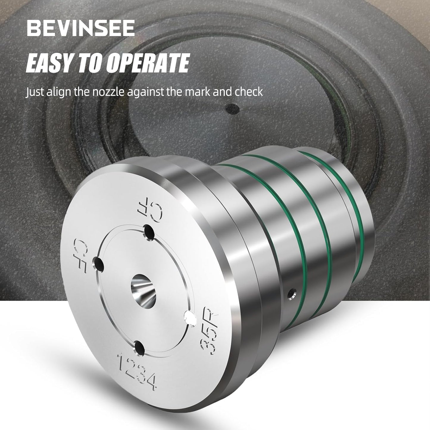Bevinsee Reverse Drum Tester Compatible with Ford LS 6L80 6L90 35R/1-2-3-4 Drum Testing Tool Leaks and Cracks Checking Leaks and Cracks