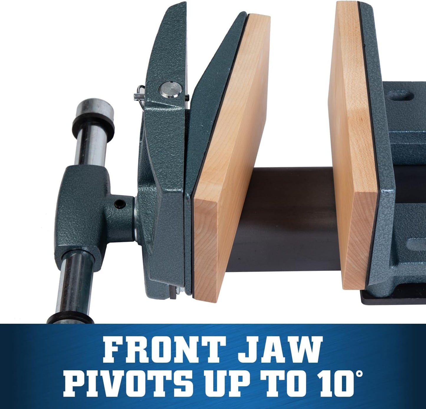 Wilton Woodworking Vise, 4" x 7" Jaw, 10" Max Jaw Opening, Rapid-Action (Model 78A)