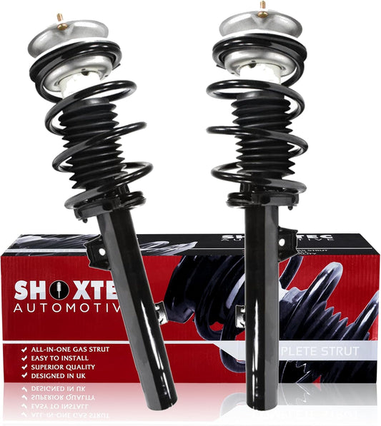 Shoxtec Front Complete Strut Assembly Replacement for 2006 BMW 325i, Replacement for 2008-2011 BMW 135i Repl No. 172314,172313