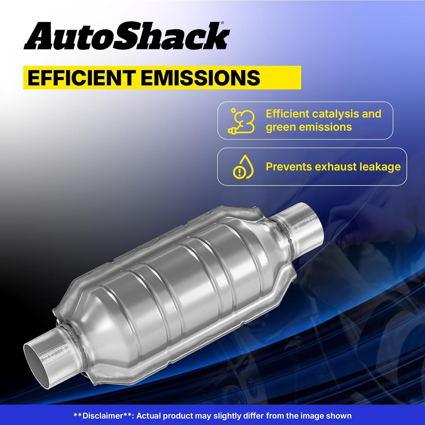 AutoShack Catalytic Converter Direct Fit Replacement for 2006-2008 Toyota Solara 2007 2008 2009 2010 2011 Camry 2.4L FWD (EPA Compliant) EMCC64739