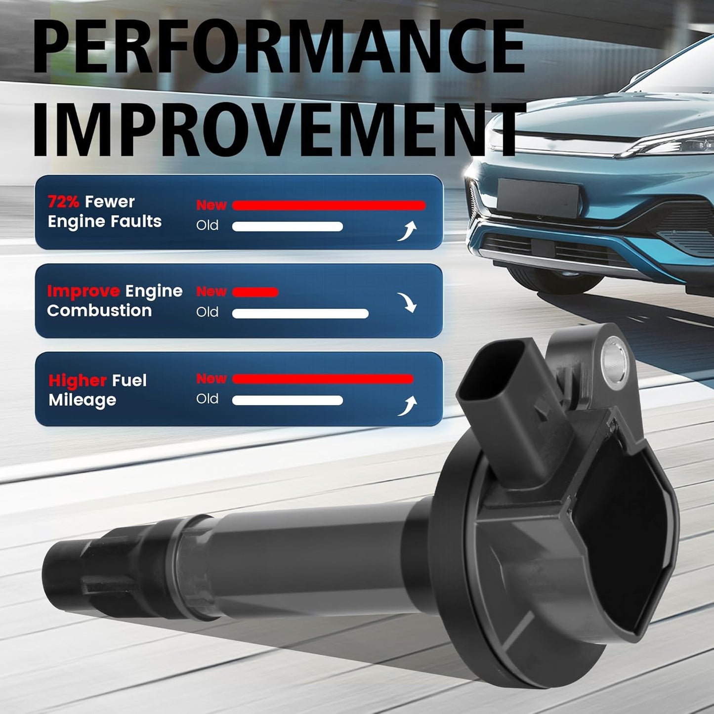 Set of 6 Ignition Coil Pack and Iridium Spark Plugs For Ford Edge Flex Taurus For Lincoln MKS MKT MKZ MKX Mercury Sable 3.7 3.5 V6 2008 2009 2010 2011 2012 2013 2014 2015 2016 UF553 DG520 GN10237