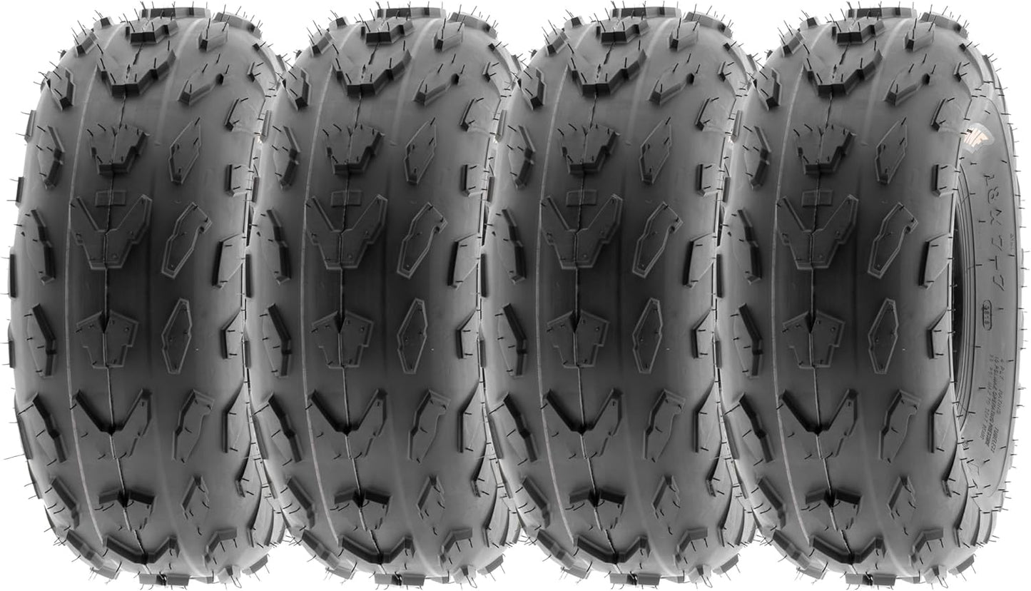 SunF 18x7-7 18x7x7 All Terrain ATV UTV Tire 4 PR A007 - SET of 4