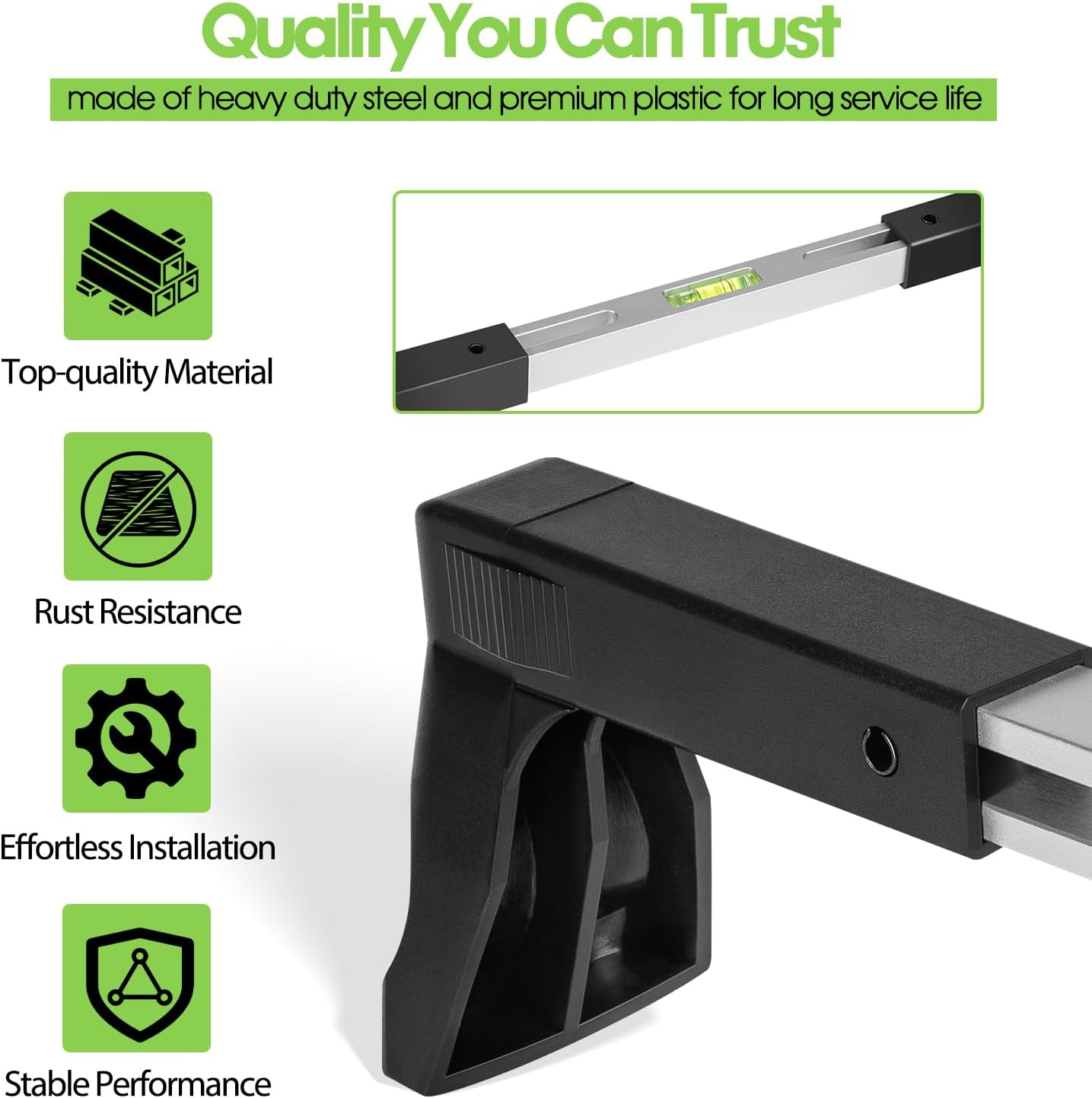 Steering Wheel Level Alignment Tool - Steering Wheel Level Bar Tool - Universal Use for Passenger Cars, Vans & Trucks with Steering Wheel Internal Diameter 270mm-340mm, Spring-Loaded
