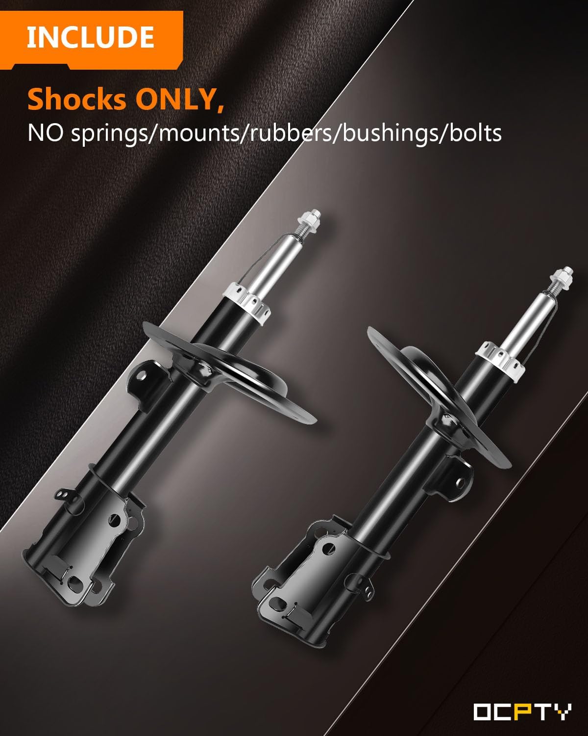 Shocks,OCPTY Front Shocks Absorbers Fit for 2001 2002 2003 2004 2005 2006 2007 for Chrysler Town Country,2001 2002 2003 2004 2005 2006 2007 for Dodge Caravan/Grand Caravan Pack of 2 334335 71572