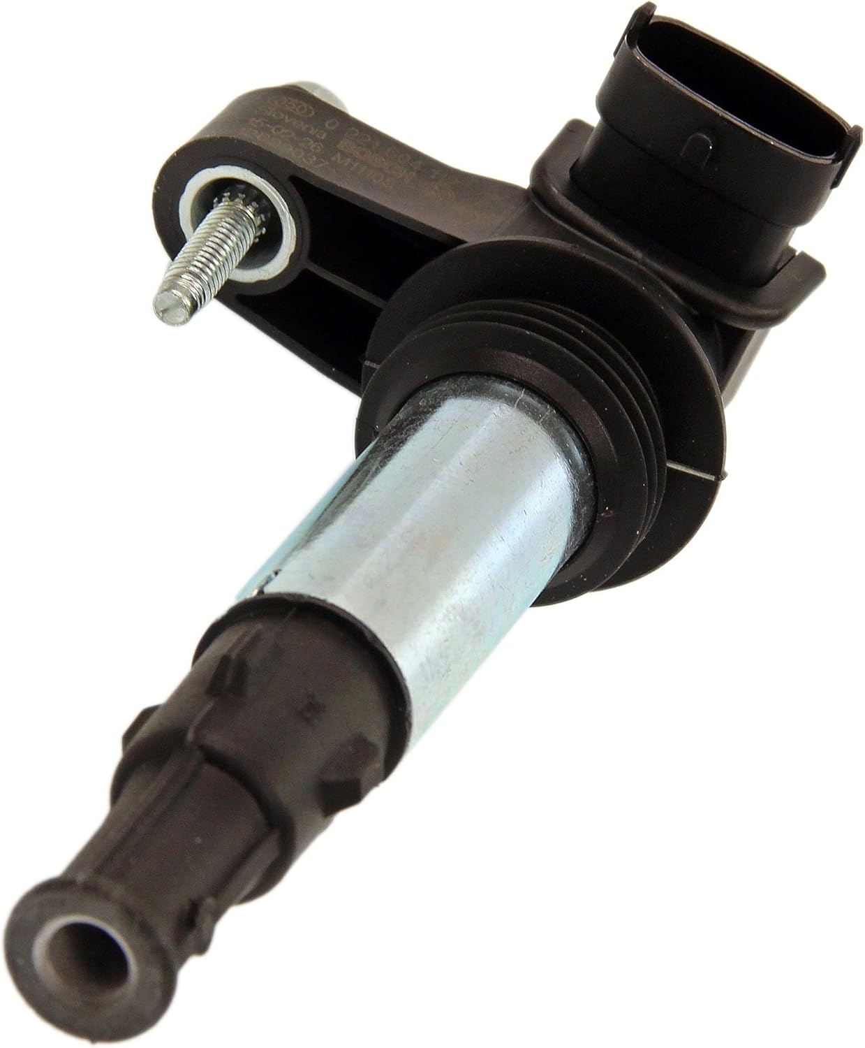 BOSCH 0221604112 Original Equipment Ignition Coil - Compatible with Select Buick Enclave, LaCrosse; Cadillac CTS, SRX, STS; Chevrolet Traverse; GMC Acadia; Saab 9-3; Saturn Outlook + More - Single
