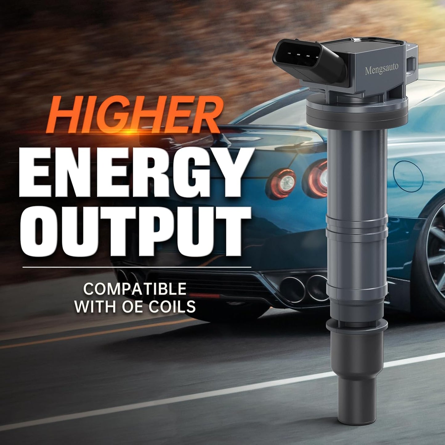 Set of 4 Ignition Coil Pack Compatible with 4.0 5.0 V6 V8 Toyota Tacoma 4Runner Tundra FJ Cruiser Scion xB 2005 2006 2007 2008 2009 2010 2011 2012 2013 2014 2015 Coil Packs Replaces 90919-02248