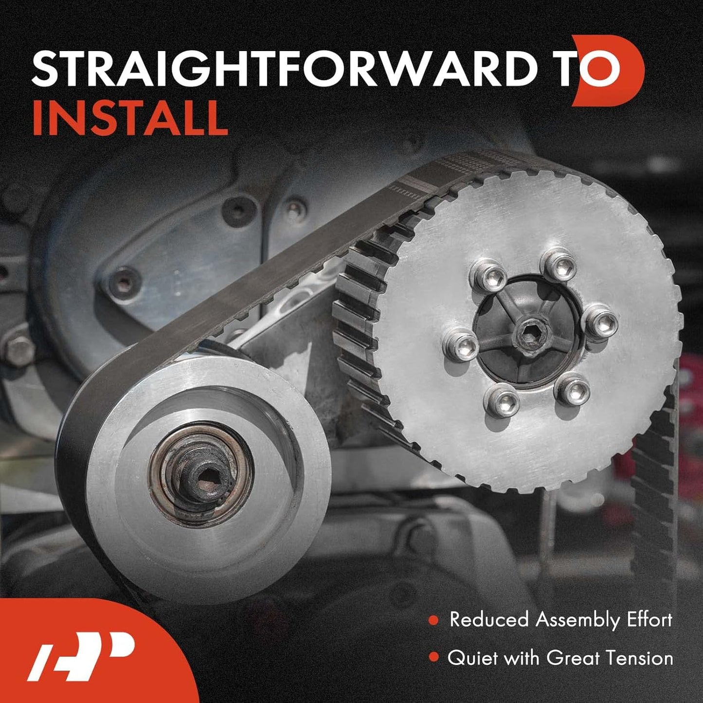 A-Premium Belt Tensioner Assembly with Pulley Compatible with Toyota RAV4 2001-2005, Solara, Camry 2002-2006, Highlander 2001-2007 & Scion tC 2005-2010, Replace# 166200W110, 1662028010